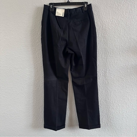 Lands’ End Black Cuffed Stretch Dress Pants Women’s Size 10 Tall NWT - Picture 5 of 11